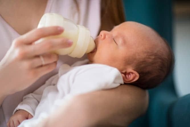 The-baby-is-being-fed